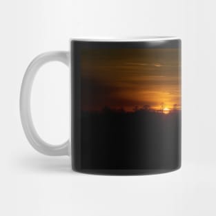 Winter sunset Mug